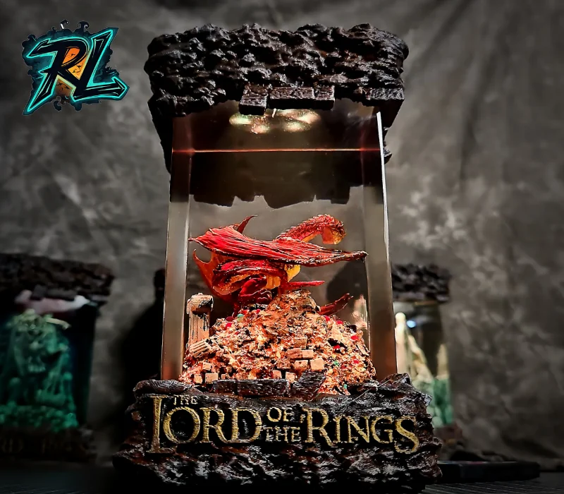 10+ Easy Epoxy Lamp Ideas to Brighten Your Home in 2026 10 Easy Epoxy Lamp Ideas: The Smaug Resin Lamp brings the epic fantasy world into your home, standing as a majestic centerpiece of power and high-end craftsmanship.