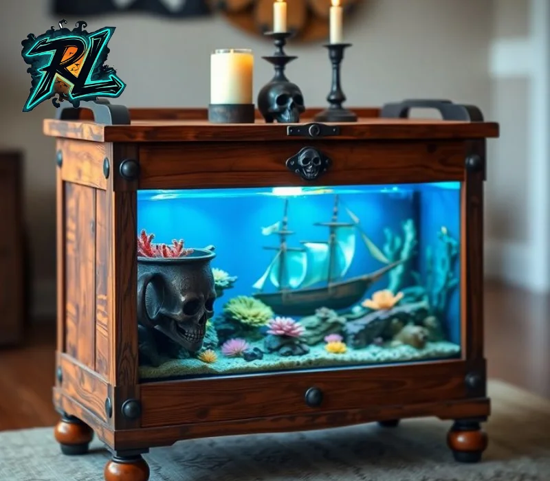 10+ Easy Epoxy Lamp Ideas to Brighten Your Home in 2026 4 Easy Epoxy Lamp Ideas: Designed as a vintage treasure chest, this resin lamp reveals a stunning underwater scene illuminated with soft blue light, bringing the legend of lost pirate ships to life.