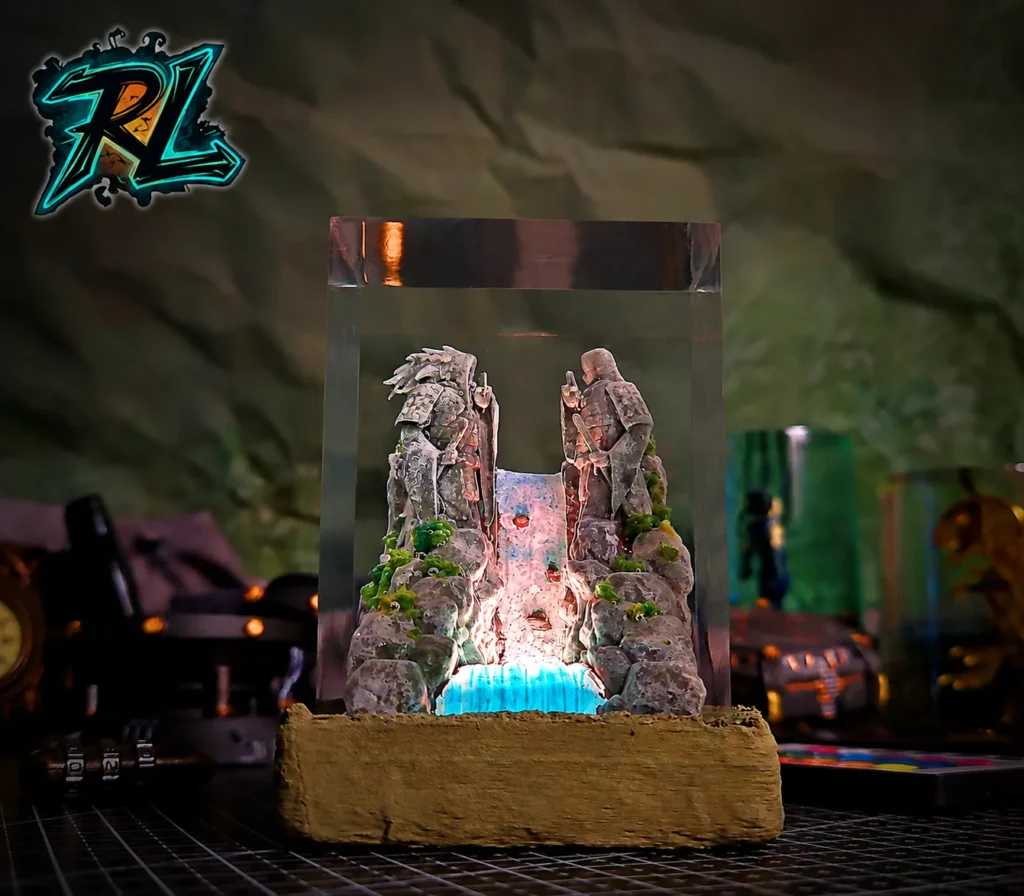 Floor Lamp With Ideas: Unique Handcrafted Decor Designs 3 NARUTO resin lamp as a floor lamp with ideas to create a dramatic battle scene