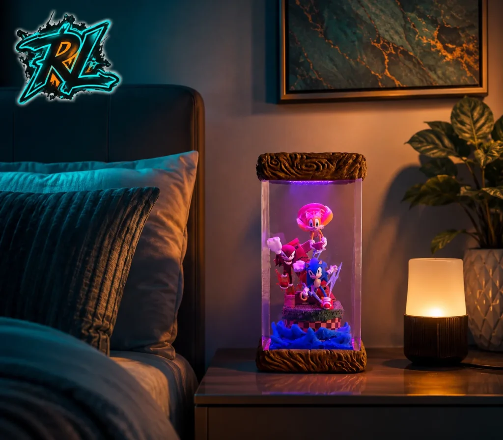 Table Lamp Ideas For Bedroom: Top Beautiful Warm Lights 1 Cozy bedroom decor featuring a modern table lamp on a nightstand casting warm, soft light to create a luxurious and relaxing atmosphere