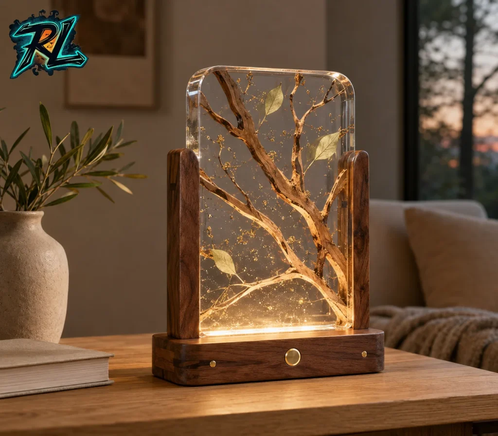 Is Epoxy Resin Harmful To The Environment: The Green Guide 2 A durable, long-lasting epoxy resin table lamp designed for sustainable home decor