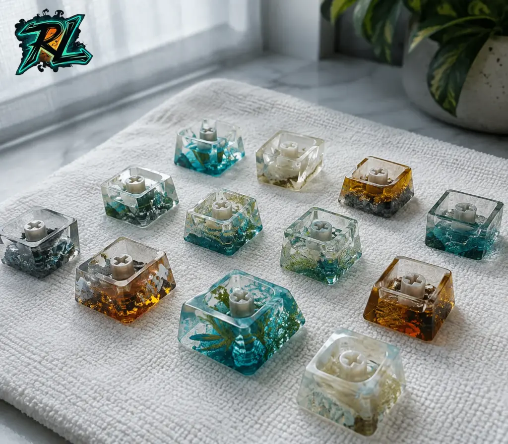 How to Clean Resin Keycaps Safely and Preserve Shine 3 How to clean resin keycaps: Clean resin keycaps air-dry upside down on a lint-free towel in a cool and shaded location.